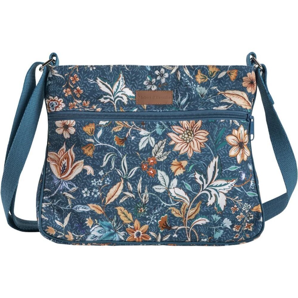 Cotton Canvas Crossbody Bag Women's Travel Shopping Everyday Tote Purse